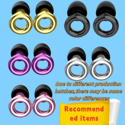 8 stuks hoogwaardige herbruikbare oordopjes, maten XS/S/M/L - Gemaakt van ABS-materiaal, ideaal voor concerten, festivals, live-evenementen, muzikanten en dj's, onmisbaar voor live-evenementen | Modern design | Duurzame oordopjes, gehoorbescherming