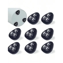 4-Pcs Three Colors Available, Premium Heavy Duty Swivel Wheels - Smooth 360° Rotation, Ultra-Stick Self Adhesive Caster Set For Effortless Movement On Storage Boxes, Furniture, Trash Cans, And Coffee Tables
