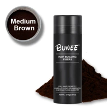 27.5g Bunee Hair Fiber Bottle, Physical Hair Thickening, Instant Volume, Invisible Care, No Heavy Feel, Natural Appearance, Suitable For All Types Of Thin Hair