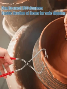 1 件未充电不锈钢陶器卡尺、陶瓷浸渍钳、粘土雕塑手钳、窑炉处理工具，适用于粘土造型和陶瓷工艺