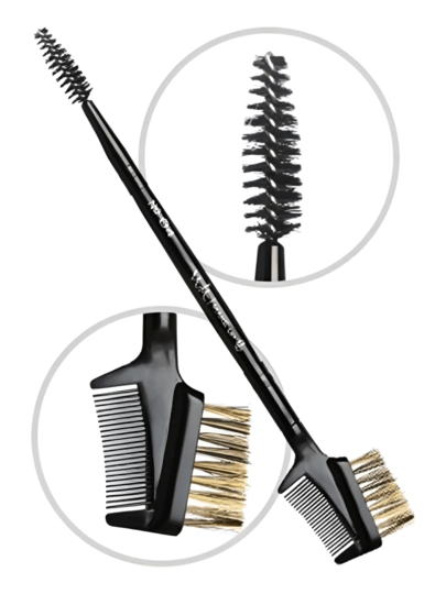 Pincel Para Sobrancelhas e Cílios N°4 Vult - Pincel 3 em 1