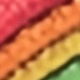 Papel esponja con polvo dorado multicolor A4