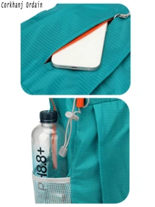 Corkhanj Ordain Outdoor Sports Shoulder Backpack Ultralight Large Capacity Folding Backpack Mountaineering Top - Suitable For Hiking, Cycling, Traveling, Business Trips, Fitness - Shock-Absorbing Breathable Straps - Quickly Folds And Stores As A Portable Backpack - Can Hold Hiking Poles - Durable Breathable Nylon - Waterproof And Wear-Resistant Fabric - Multiple Colors Available (Green, Blue, Black, Orange, Navy) - 藏蓝色 - 查看 5