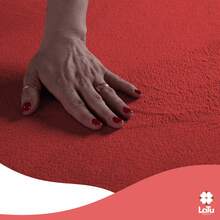 Plush Soft Blanket Sheet Set 3 Pieces King Size\Queen Size\Standard Double\Single - With Elastic - 紅色 - 查看 4