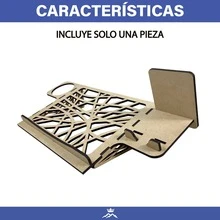 Rockkings Base Laptop De Mdf De 6 Mm Con Porta Vasos Y Porta Celular Ramas - Windows - Ver 5