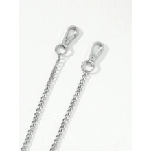 1pc Fashion Minimalist Punk Style Stainless Steel Double-Layer Pants Chain, Suitable For Teen, Casual Outdoor, Athletic, Vacation, Travel, Graduation Gifts, Birthday, Daily Wear