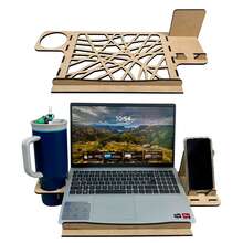 Rockkings Base Laptop De Mdf De 6 Mm Con Porta Vasos Y Porta Celular Ramas - Windows - Ver 1