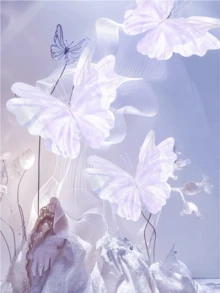 5 miếng bướm nhân tạo bằng lụa gạc trang trí đám cưới, bướm giả bằng lụa gạc khổng lồ trưng bày cửa sổ cửa hàng, trang trí sân vườn ngoài trời, trang trí tiệc theo chủ đề sinh nhật, trang trí nhà cửa, trang trí vòng hoa, trang trí hoa lớn, trung tâm, ngày của mẹ, trang trí ngày lễ, trang trí sự kiện, trang trí giáng sinh, - Nhiều màu - Xem 6