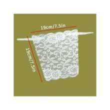 3pcs Elegant Floral Anti-Glare Bra Pads - Fashionable & Comfortable Lingerie Enhancer, Lace Knitted Padding For Women