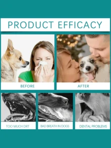 YEGBONG YEGBONG;100ml;Dog Mouthwash; Tooth Cleaning; Pet Oral Cleaner; Pet Cat And Dog Mouthwash; Odor Removal, Freshens Breath;Cares For Pet Oral Health, Cleaning And Odor Removal