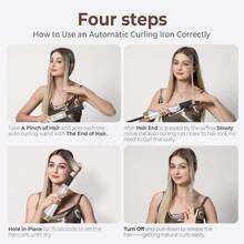 UKLISS 5-In-1 Hair Curler - Featuring Smart Sensor Technology To Create Smooth, Voluminous, And Healthy Hair - UK Plug(220-240V) - View 10