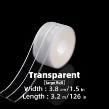 Waterproof Tape For Kitchen/Bathroom/Windows, Thickened, Trimmable, Mold&Pollution Resistant, Door/Tile Caulk Sealant, Gift,Stickers,Wall Decal, Vinyl Decal For Home Decorations,Spring Decoration Items Refresh Your Home,Rama Decoration Stickers Gifts Birthday Graduation Room Decor Wall Decor Bathroom Decor Bedroom Decor Room Decoration Stuff Living Room Decor House Decor Home Decor Living Room Wall Paper Wallpapers Back To School School Supplies