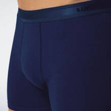 Cueca Lupo Boxer Algodão com Elastano 615-003 - Azul Marinho - Visão 4