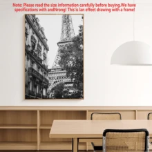 1 tấm áp phích Tháp Eiffel Paris, tác phẩm nghệ thuật trên vải canvas, tranh trang trí theo chủ đề Paris, trang trí phòng Paris, nghệ thuật treo tường, áp phích, nghệ thuật treo tường có khung, sắp xếp phòng, nghệ thuật treo tường, thẩm mỹ trang trí phòng, trang trí cổ điển, nghệ thuật treo tường phòng khách - vải canvas (khung tùy chọn) - Nhiều màu - Xem 12
