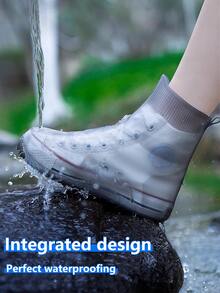 1双防水鞋套，可重复使用，户外骑行、露营、钓鱼、旅行鞋靴保暖，闺蜜节、小狗、嘉年华、春夏精选、伴娘礼物、房间、卧室装饰、海滩、旅行、男士、女士、度假、可爱小物、母亲节礼物、卧室装饰、花园、厨房装饰、夏季、海滩、旅行必备、房间装饰、软萌、毕业季 - 彩色 - 查看 2