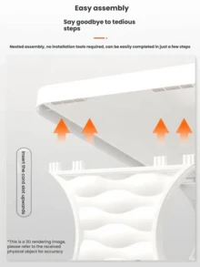 流行简约鞋架，家用小型鞋柜，多层节省空间折叠鞋架 - 彩色 - 查看 4
