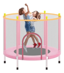 Trampoline Jumping Tumbling Children's Jumping Mat Color Black - Pink - View 1