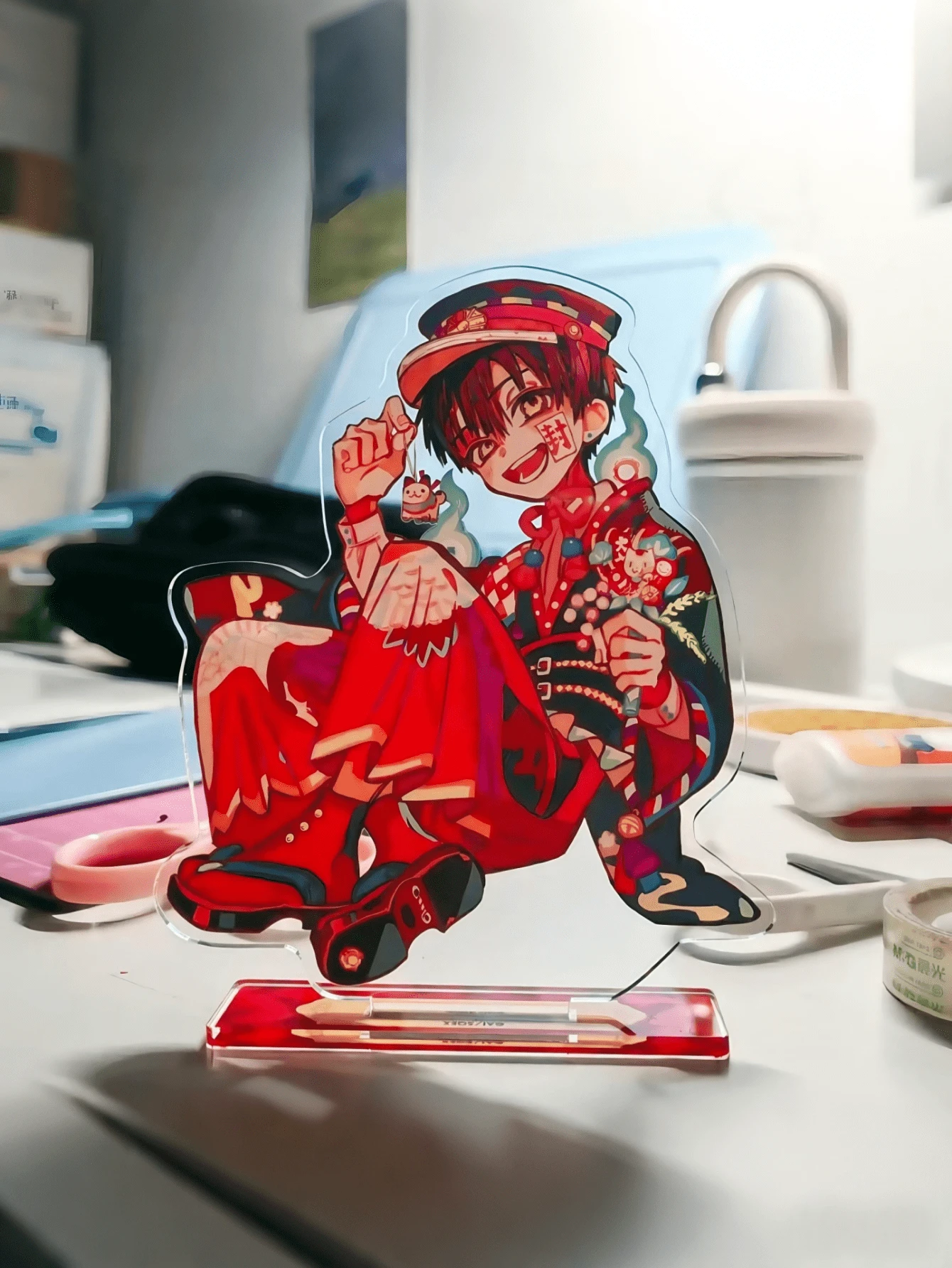 トイレの花子くん アニメグッズ 八城ねね 電話ボックス アクリルスタンド - マルチカラー - 見る 7