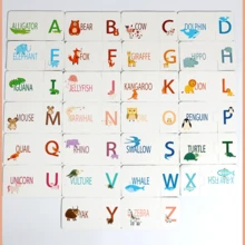 Zabawka edukacyjna z liczbami i literami 1-20, dopasowywanie liczb i ilości, 26 par słów alfabetu, fiszki edukacyjne z matematyki i języka angielskiego dla przedszkolaków, odpowiednie dla chłopców i dziewcząt, prezent dla przedszkolaka, prezent świąteczny