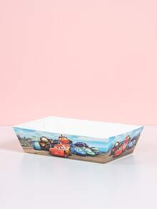 Disney 1 boîte à pop-corn pour voitures, 10/25 pièces boîte d'emballage jetable décorée, boîte alimentaire, boîte à dessert, boîte à collations, fournitures de fête, convient pour diverses fêtes et rassemblements