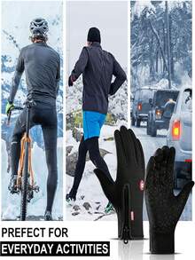 Men's Windproof Waterproof Warm Touchscreen Gloves For Winter Fall