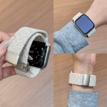 Summer Casual Nylon Magnetic Strap Compatible With 38/40/41/42/44/45/46/49mm, Compatible With Apple Watch Strap Ultra/Se10/9/8/7/6/5/4/3/2/1 - 38/40/41mm (S10) 42mm - View 15