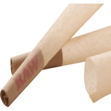 RAW Cones 1 1_4 Size: 20 Pack Patented Slow Burning Pre Rolled Rolling Papers &Amp; Tips, Classic Raw Paper, 84mm - MàuA - Xem 2