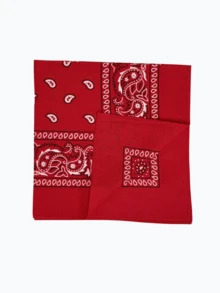 1 Customized Name And Date Women's Scarf, Headscarf, Square Scarf, Personalized Paisley Pattern Square Scarf, Customized Handkerchief, Vintage Square Scarf For Bridesmaids, Party Gifts, Bridesmaid Gifts, Suitable For Weddings, Rock Music Festivals, Parties And Concerts, Suitable For Men And Women.