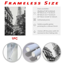 1 tấm áp phích Tháp Eiffel Paris, tác phẩm nghệ thuật trên vải canvas, tranh trang trí theo chủ đề Paris, trang trí phòng Paris, nghệ thuật treo tường, áp phích, nghệ thuật treo tường có khung, sắp xếp phòng, nghệ thuật treo tường, thẩm mỹ trang trí phòng, trang trí cổ điển, nghệ thuật treo tường phòng khách - vải canvas (khung tùy chọn) - Nhiều màu - Xem 8