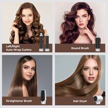 UKLISS 5-In-1 Hair Curler - Featuring Smart Sensor Technology To Create Smooth, Voluminous, And Healthy Hair - UK Plug(220-240V) - View 13