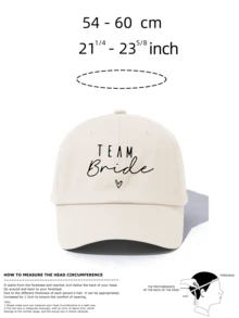 Mũ lưỡi trai cổ điển dành cho nữ - In hình đội cô dâu - EVJF, Despedida De Soltera, Addio Al Nubilato, Bachelorette Favors - cô dâu - Xem 3