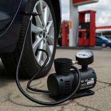 COMPRESOR DE AIRE PARA AUTO Inflador de neumáticos eléctrico inflado rápido mini compresor de aire compacto bomba - Multicolor - Ver 2