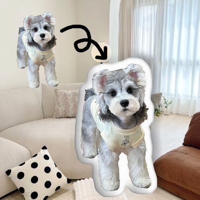 1 Gối tựa lông nhung dễ thương tùy chỉnh, Quà tặng lý tưởng cho sinh nhật, ngày lễ tình nhân, Giáng sinh, Lễ tạ ơn - Trang trí ghế sofa và giường ngủ thoải mái, Gối tựa lông nhung hình chân dung thú cưng được cá nhân hóa, Gối kỷ niệm vui nhộn. Món quà hoàn hảo cho bạn bè, gia đình và những người thân yêu.