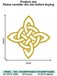 Vintage Celtic Witch Knot Metal Wall Art - Iron Decor For Kitchen, Coffee Area, Living Room & Office, Rustic Wall Decor|Decorative Metal Art| Metal Artwork, Metal Wall Art Decor, For Halloween