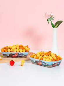 Disney 1 boîte à pop-corn pour voitures, 10/25 pièces boîte d'emballage jetable décorée, boîte alimentaire, boîte à dessert, boîte à collations, fournitures de fête, convient pour diverses fêtes et rassemblements