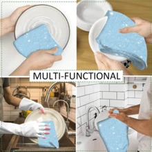 2/4 Pcs Christmas Element Printed Dish Towels, Suitable As Christmas Gifts, Christmas Decorations, Super Absorbent Microfiber Modern Towels For Cooking, Baking, Washing Dishes, Cleaning, Hand Towels, Tea Towels, Soft And Highly Absorbent, Kitchen Decor, Gifts For Neighbors, Mothers, Birthdays, Housewarming For Friends, Kitchen Essentials, Daily Necessities