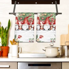 2/4 Stücke Set, Geschirrtücher, Elfen-Muster bedruckte Handtücher, Weihnachtsgeschenke, Weihnachtsdekoration, super saugfähige Mikrofaser moderne Handtücher, Kochutensilien und Backhandtücher, Geschirrtücher, Reinigungstücher, Handtücher, Teehandtücher, ultra weich und hochabsorbierend, Küchendekoration, Geschenke für Nachbarn, Geschenke für Mütter, Geburtstagsgeschenke, Einweihungsgeschenke für Freunde, Küchenutensilien, tägliche Notwendigkeiten - Verschiedenfarbig - Übersicht 7