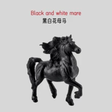 仿真马模型，包括弗里斯兰母马、克莱兹代尔马、卢西塔诺马、小马驹、装饰展示玩具