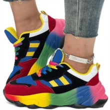 Women's White Platform Sneakers - Hidden Height Increase Insoles, Breathable Knit Upper & Cushioned Comfort, Lightweight Walking Shoes For Travel, All-Outfit Casual Shoes,Women's Fashion Athletic Sneakers White - Elevator Shoes With Arch Support, Non-Slip Rubber Sole, Comfortable For Wide Feet, Perfect For Work And Daily Wear,Women's All White Leather Sneakers - Chunky Minimalist Lace Up Shoes, Orthotic Friendly Insoles, Ergonomic Design For Plantar Fasciitis, Street Style Comfort,Women's Air Cushion Comfort Walking Shoes - White Breathable Mesh Work Sneakers, Lightweight With Thick Sole, Fashion Dad Shoes For Women, Arch Support Slip-On,Women's White Lace Up Sneakers - Elevated Platform For Height, Shock Absorption Gym Shoes, Cute Workout Casual Wear, Non-Slip For Walking And Light Exercise - 6617 - 查看 5