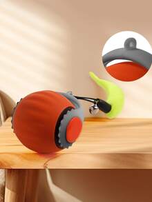 Automatic Electric Cat Toy, Smart Rolling Ball, Interactive Plush Pet Toy, Intelligent Avoid Ball, Cat Training Chase Ball, Rechargeable, Smart Mode, Portable, Random Color - Multicolor - View 5