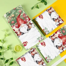 2/4 Stücke Set, Geschirrtücher, Elfen-Muster bedruckte Handtücher, Weihnachtsgeschenke, Weihnachtsdekoration, super saugfähige Mikrofaser moderne Handtücher, Kochutensilien und Backhandtücher, Geschirrtücher, Reinigungstücher, Handtücher, Teehandtücher, ultra weich und hochabsorbierend, Küchendekoration, Geschenke für Nachbarn, Geschenke für Mütter, Geburtstagsgeschenke, Einweihungsgeschenke für Freunde, Küchenutensilien, tägliche Notwendigkeiten - Verschiedenfarbig - Übersicht 12