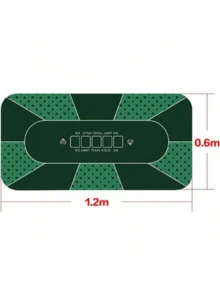 2 种尺寸选择：1.2m/1.8m 毛绒天鹅绒豪华游戏垫 - 适合扑克等纸牌游戏 - 派对游戏玩具礼物 - 娱乐棋盘游戏的矩形桌垫 - 圣诞节/节日必备 - 纸牌游戏 - 派对游戏 - 扑克牌 - 赌场主题派对装饰 - 骰子 - 宾果游戏 - 老虎机 - 圣诞游戏