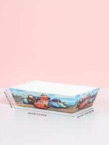 Disney 1 boîte à pop-corn pour voitures, 10/25 pièces boîte d'emballage jetable décorée, boîte alimentaire, boîte à dessert, boîte à collations, fournitures de fête, convient pour diverses fêtes et rassemblements