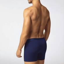 Cueca Lupo Boxer Algodão com Elastano 615-003 - Azul Marinho - Visão 3