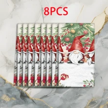 2/4 Stücke Set, Geschirrtücher, Elfen-Muster bedruckte Handtücher, Weihnachtsgeschenke, Weihnachtsdekoration, super saugfähige Mikrofaser moderne Handtücher, Kochutensilien und Backhandtücher, Geschirrtücher, Reinigungstücher, Handtücher, Teehandtücher, ultra weich und hochabsorbierend, Küchendekoration, Geschenke für Nachbarn, Geschenke für Mütter, Geburtstagsgeschenke, Einweihungsgeschenke für Freunde, Küchenutensilien, tägliche Notwendigkeiten - Verschiedenfarbig - Übersicht 13