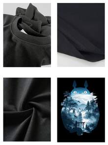 Herren-T-Shirt mit "Mystical Forest Guardian"-Aufdruck. Erleben Sie die bezaubernde Natur mit diesem einzigartigen T-Shirt mit Grafik, ruhigem Landschaftsdesign und bequemer Passform, perfekt für den lässigen Alltag.