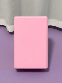 High Density EVA Yoga Blocks - Enhance Flexibility, Ideal For Pilates And Stretching Exercises, Perfect For Home Gym And Training, Made Of Durable Foam; Set Includes Yoga Mat And Solid Color Yoga Blocks, Suitable For Shaping, Leg Raises, Yoga And Pilates; This Yoga Stretch Strap Can Be Used As An Accessory Tool For Dance Practice, Beginners And Adults.