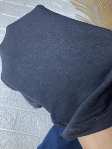 Kit With 2 Women's Thick Strap Tank Tops In Black And Navy Blue - 黑與藍馬. - 查看 3