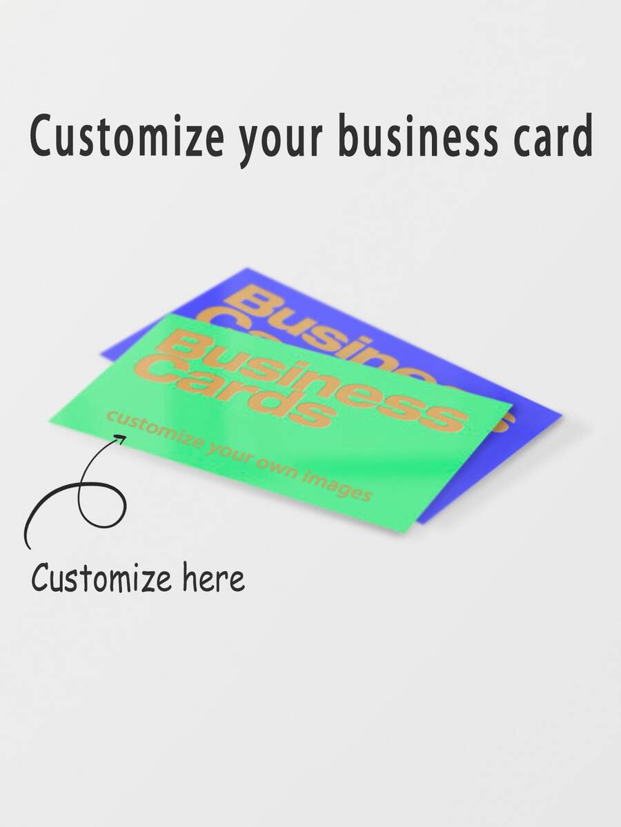 200 Pieces, 5.4x9 Cm, Customized Personalized Double-Sided Business Cards, Waterproof Paper, Can Customize Pictures And Text, Modern, Colorful, Cute, Retro, Cartoon, Is The Best Choice For Employees, Students, Children, Suitable For Schoolbusiness/Office.
