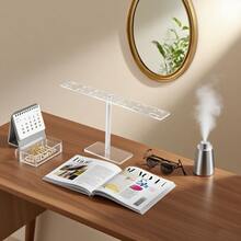 14-Hole Transparent Acrylic Fashion Glasses Holder, Large Capacity Eyewear Storage Rack For Desktop - Clear - View 7